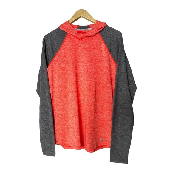 2 UNDER ARMOUR XL Fitted Threadborne Running Tops Work Out Active FREE SHIPPING - Picture 8 of 8